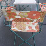 Vintage camping folding lounge