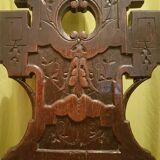 Black forest type exotic solid wood chair