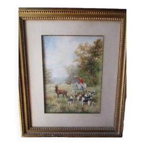 Aquarelle  par l.courbet