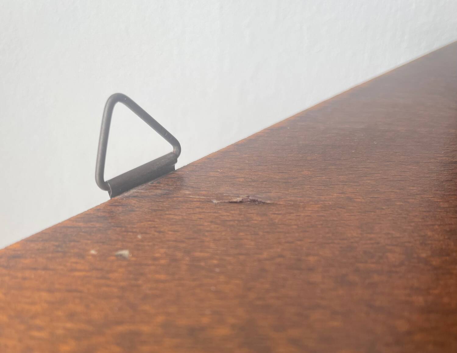 Small corner wall shelf