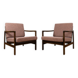 Pair of mid century armchairs "b7522 " by zenon bączyk, poland, 1960s