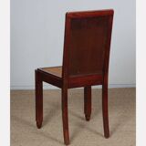 Suite de 6 chaises en bois des années 1930-40