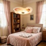 Suspension Mid-Century, Rhodoid, Free Form, Italy, 1950s