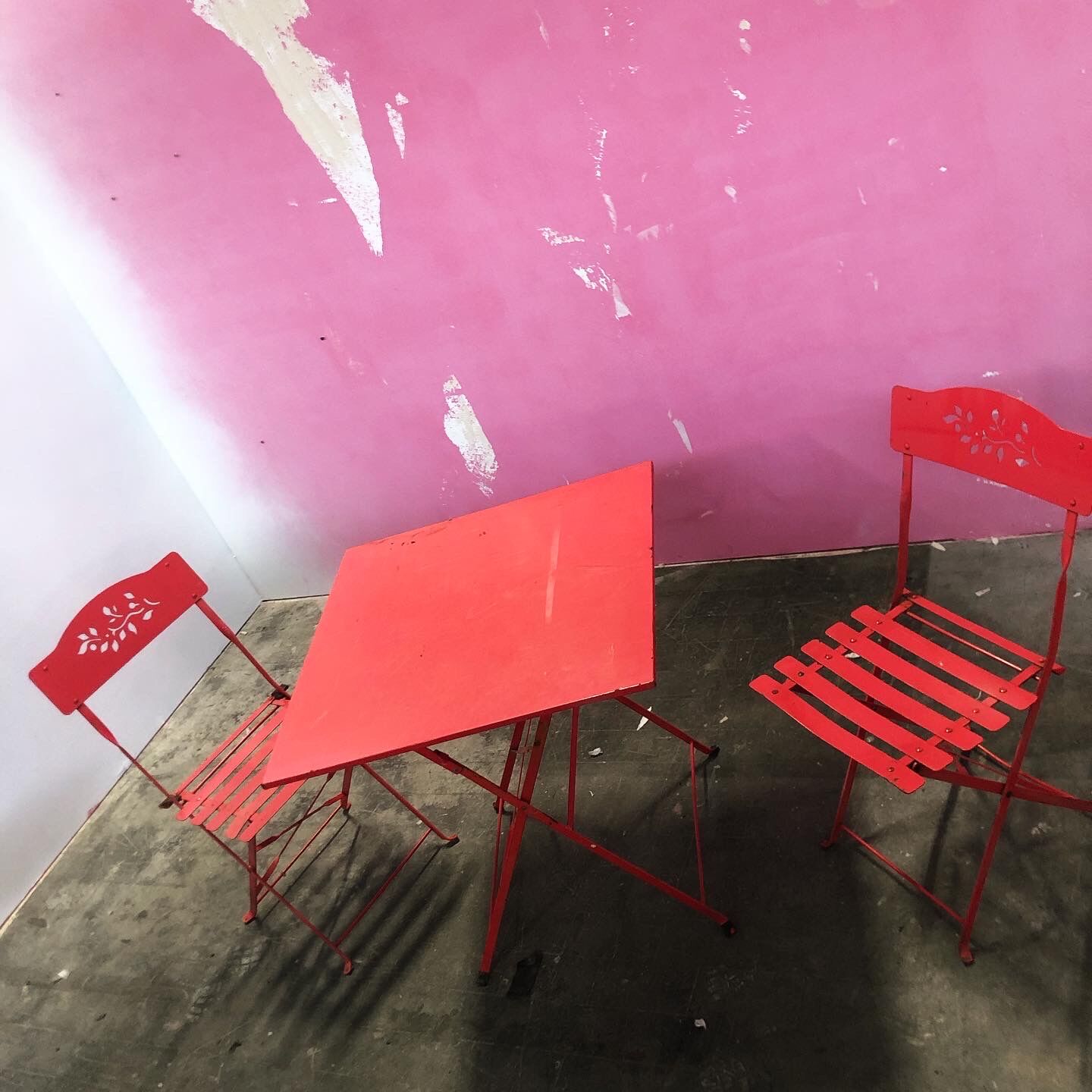 Garden table and chairs