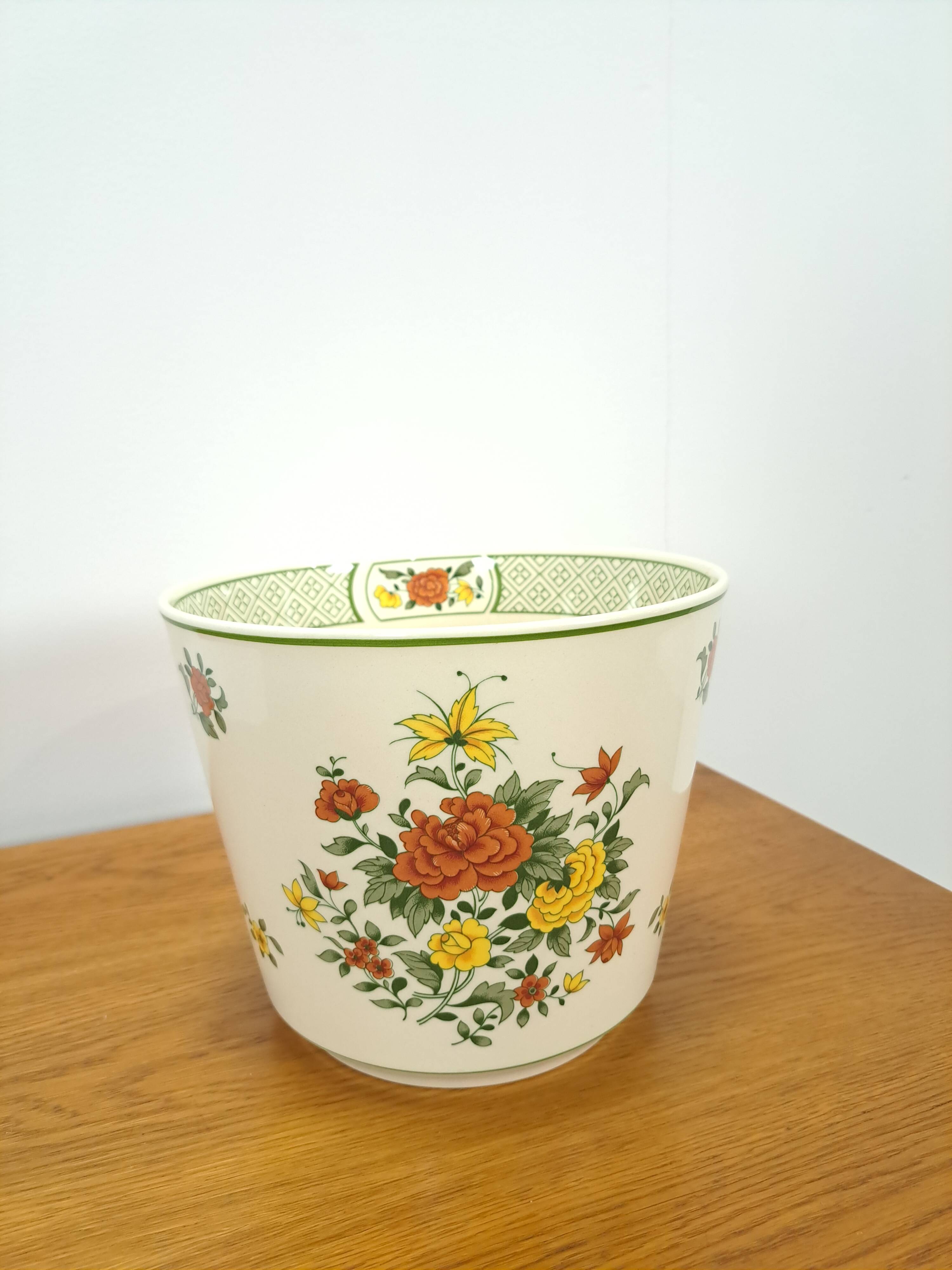 Porseleinen bloempot Villeroy en Boch Summerday