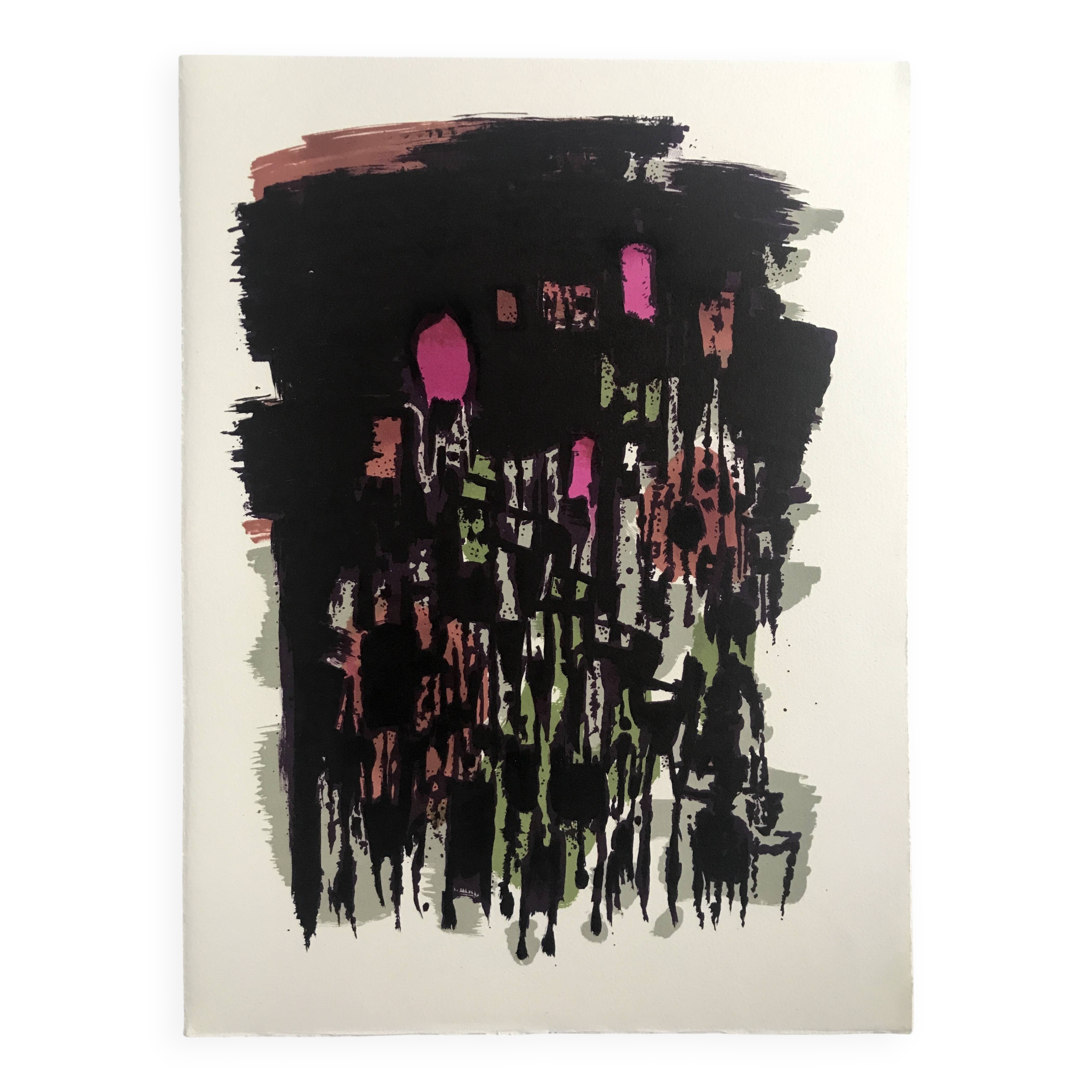 Alfred MANESSIER, Capernaum, 1978. Original lithograph