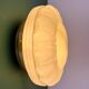 Vintage Art Deco globe wall or ceiling light in yellow opaline.