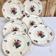 6 old dessert plates or dessert model Agreste Sarreguemines