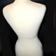 Vintage sewing bust - foam female fashion mannequin 1980