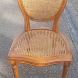 Lot de 6 chaises médaillons de style Louis XVI