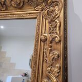 Gilded wooden mirror
