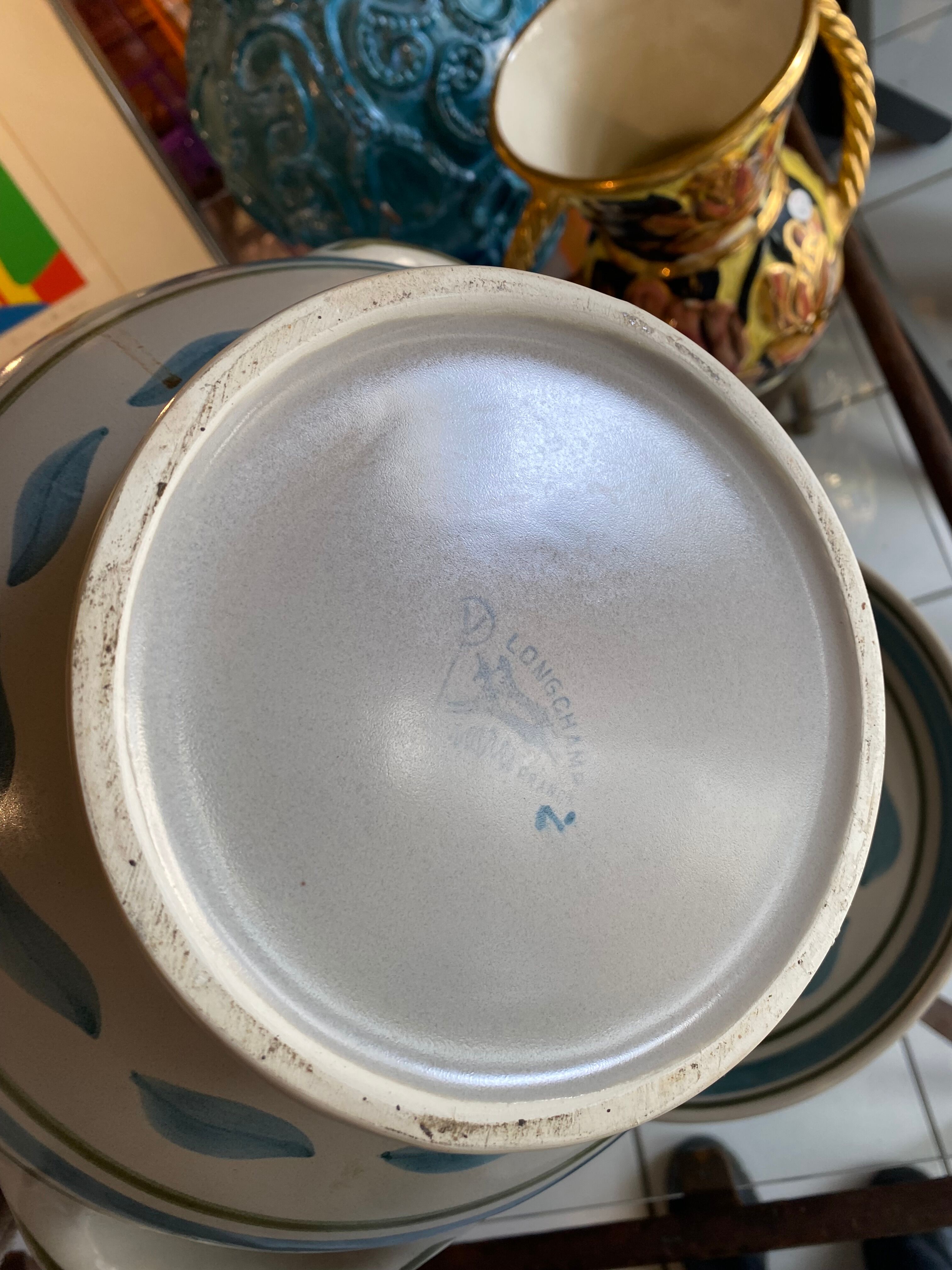 Vintage tureen signed Longchamps