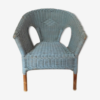 Fauteuil enfant en osier