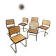 Lot de 6 chaises Cesca B32 Marcel Breuer, 1970
