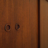 Enfilade en teck, design danois, années 1960, Danemark