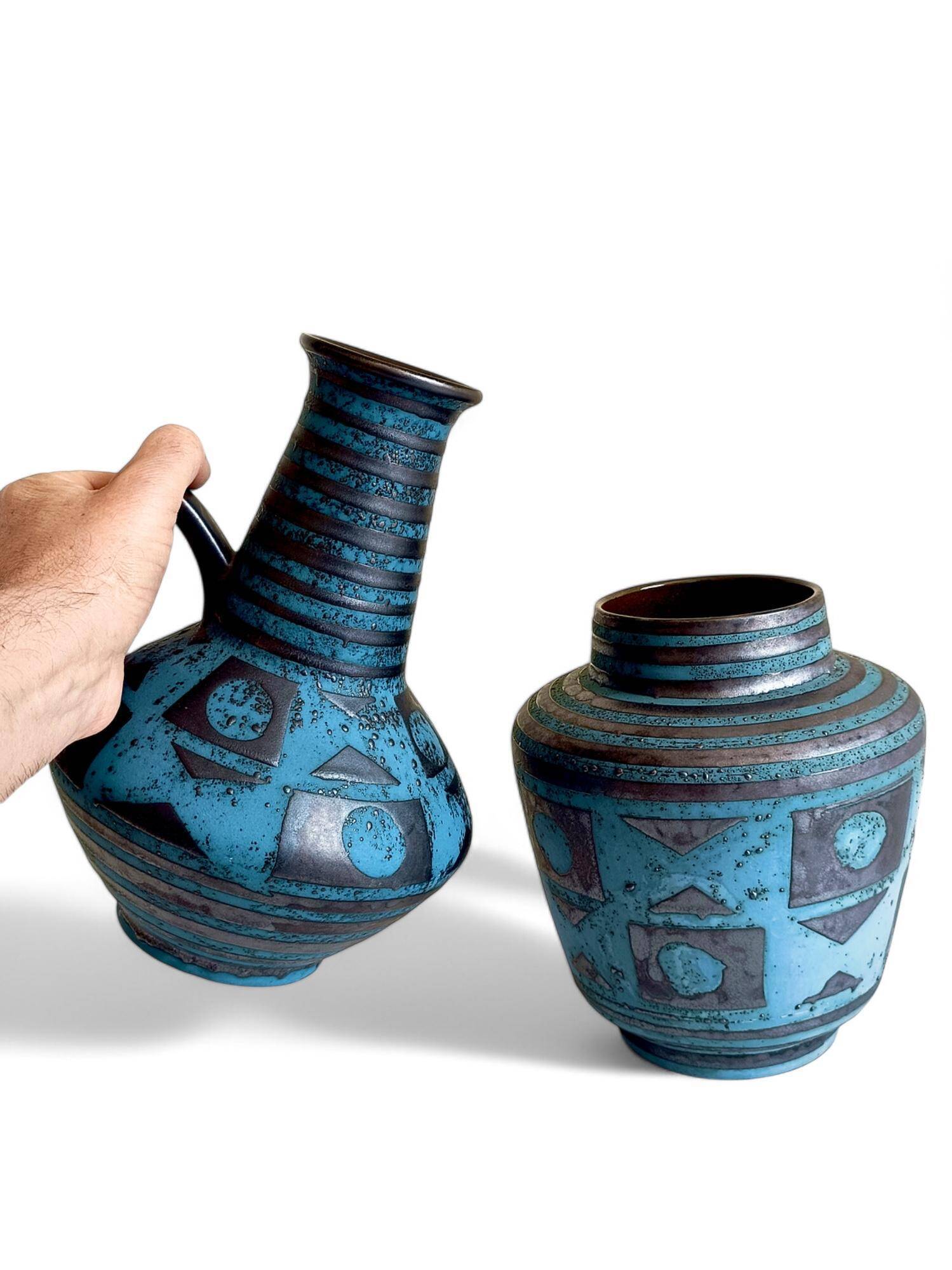 Mid-Century Modern Ceramic Vases by Carstens Tönnieshof, 1960s