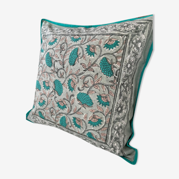 Reversible Indian cushion cover - 40 x 40 cm