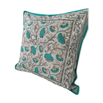 Housse de coussin indien réversible - 40 x 40 cm