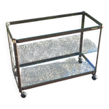 Rolling dessert trolley designed by Pierre Vandel