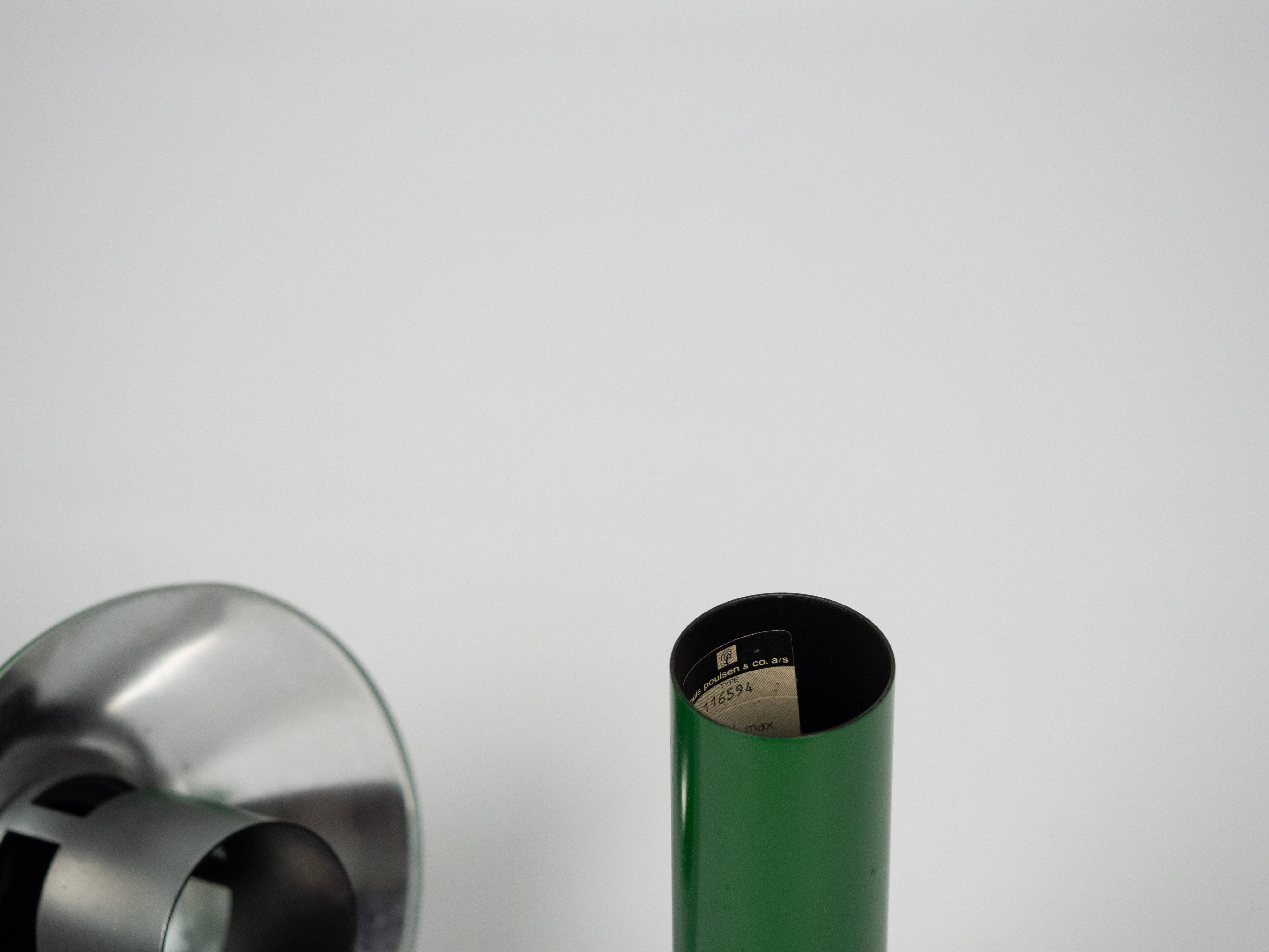 Pair of 2 Danish vintage lamps Louise by Louis Poulsen, 1970s