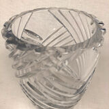Vase en cristal taillé