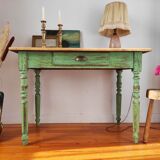 Old patinated farmhouse table