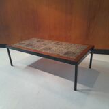 Table basse scandinave en teck par Séverin Hansen années 50