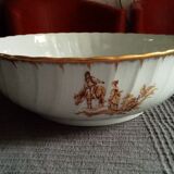 Limoges porcelain salad bowl