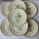 Dessert plates model Saverne by St Amand. 1950s-60s.