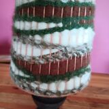 Lampe de chevet avec abat-jour en laine