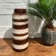 Vintage West German Vase Tall Brown #792