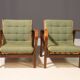 Pair of arm chairs by Karel Kozelka & Antonín Kropáček for Interier Praha,