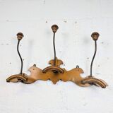 Art Deco wooden coat rack