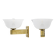 Carlo Scarpa Brass and "Reticello" Murano Glass Sconces for Venini, Pair