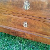 Commode ancienne Empire, plateau en marbre