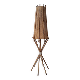 Bamboo floor lamp