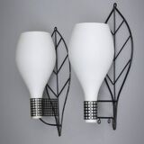 Pair of decorative wall in sheet form