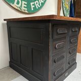 Ancien meuble de métier en chêne