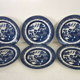 6 English plates