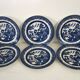 6 English plates