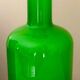 Blown glass bottle vase, Otto Bauer design for Holmegaard, 1970s
