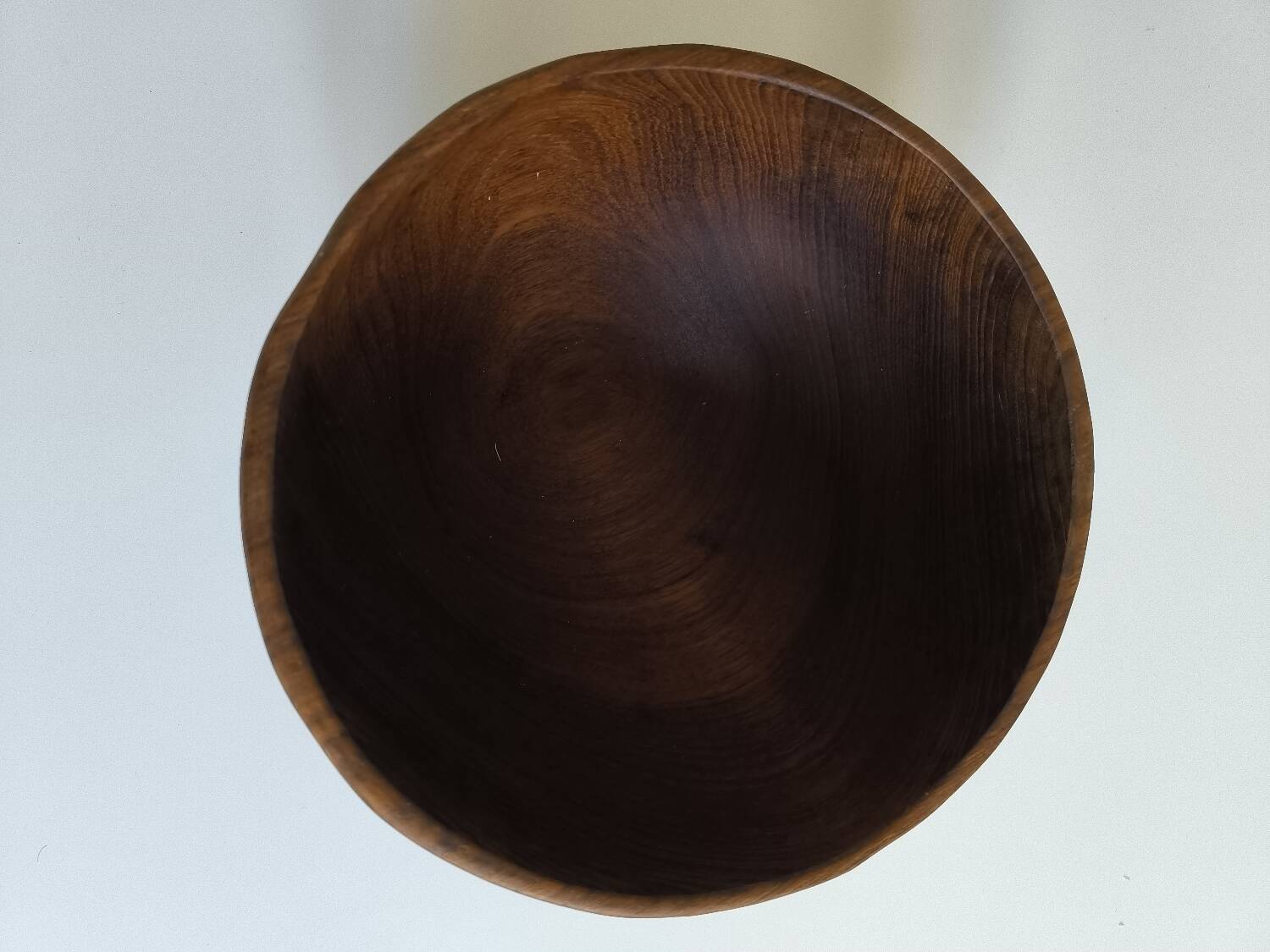 Olive wood salad bowl from the 50s