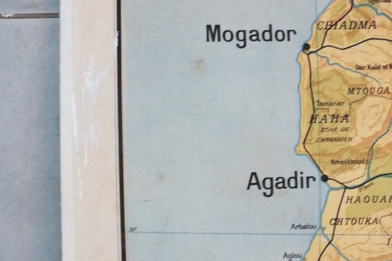 School Vidal-Lablache n ° 44 Morocco map