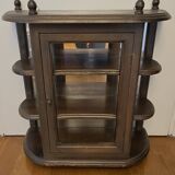Old solid wood showcase