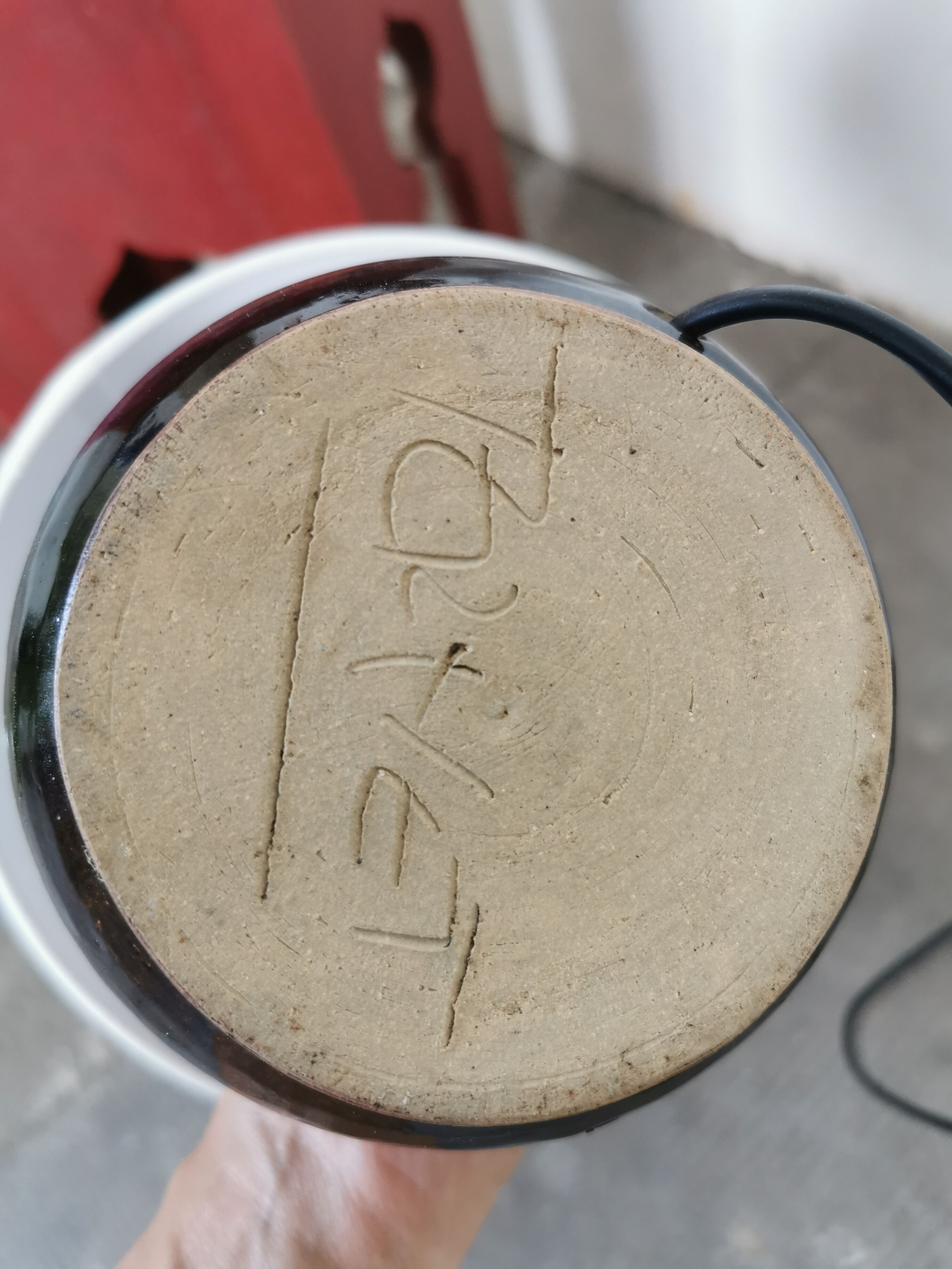 Bedside lamp shape ceramic ball