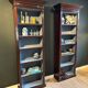Set of 2 open bookcases