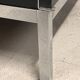 Buffet Florence Knoll noir de style exécutif avec poignées en métal, années 1970