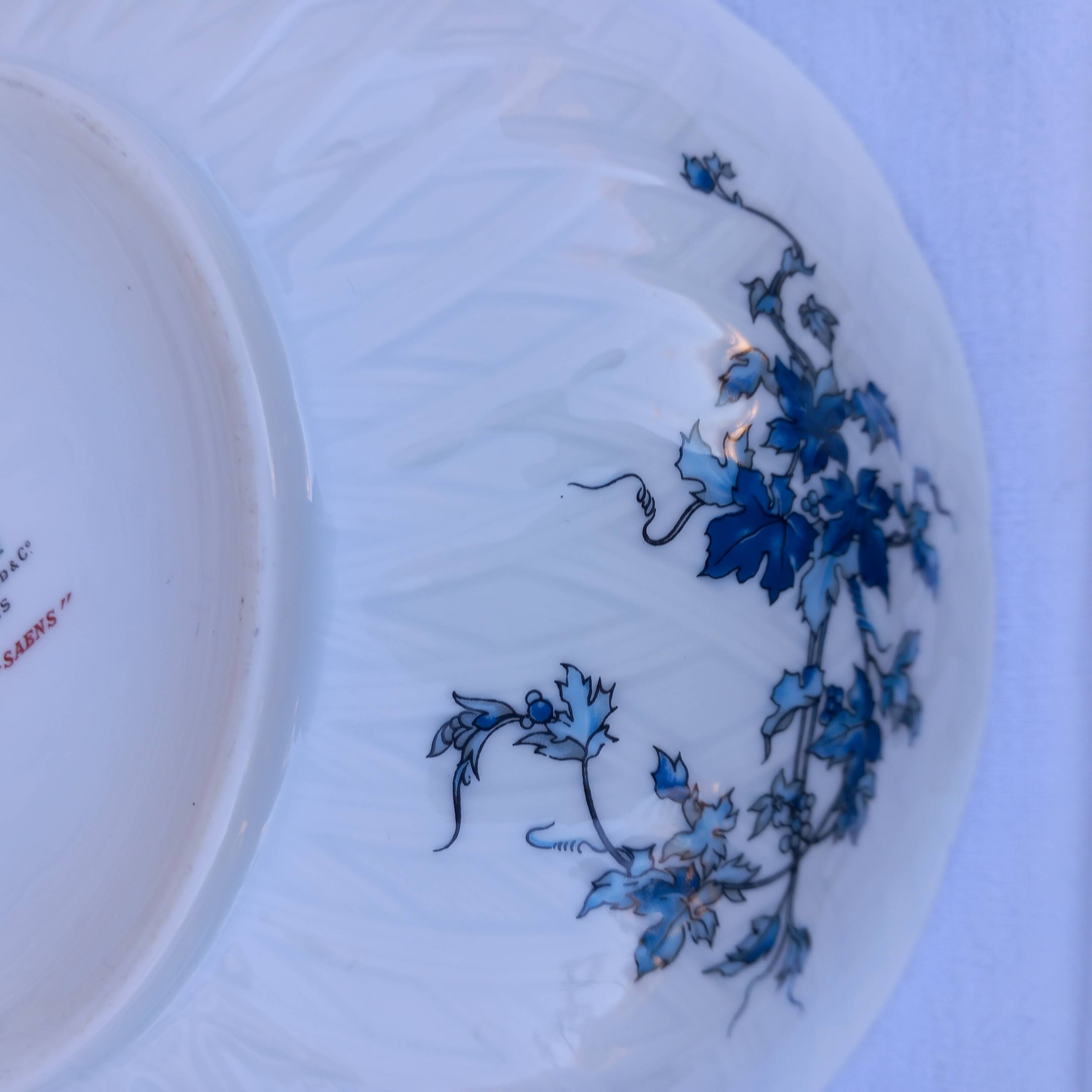 Saladier porcelaine Limoges Bernardaud- Modèle Saint Saens - Années 70