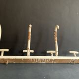 Fischel curved wood wall coat rack, Art Deco