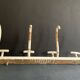 Fischel curved wood wall coat rack, Art Deco